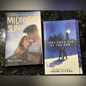 2 BOOKS - MIDNIGHT SUN, by Trish Cook-      THEY BOTH DIE AT THE END Ana Sylvera